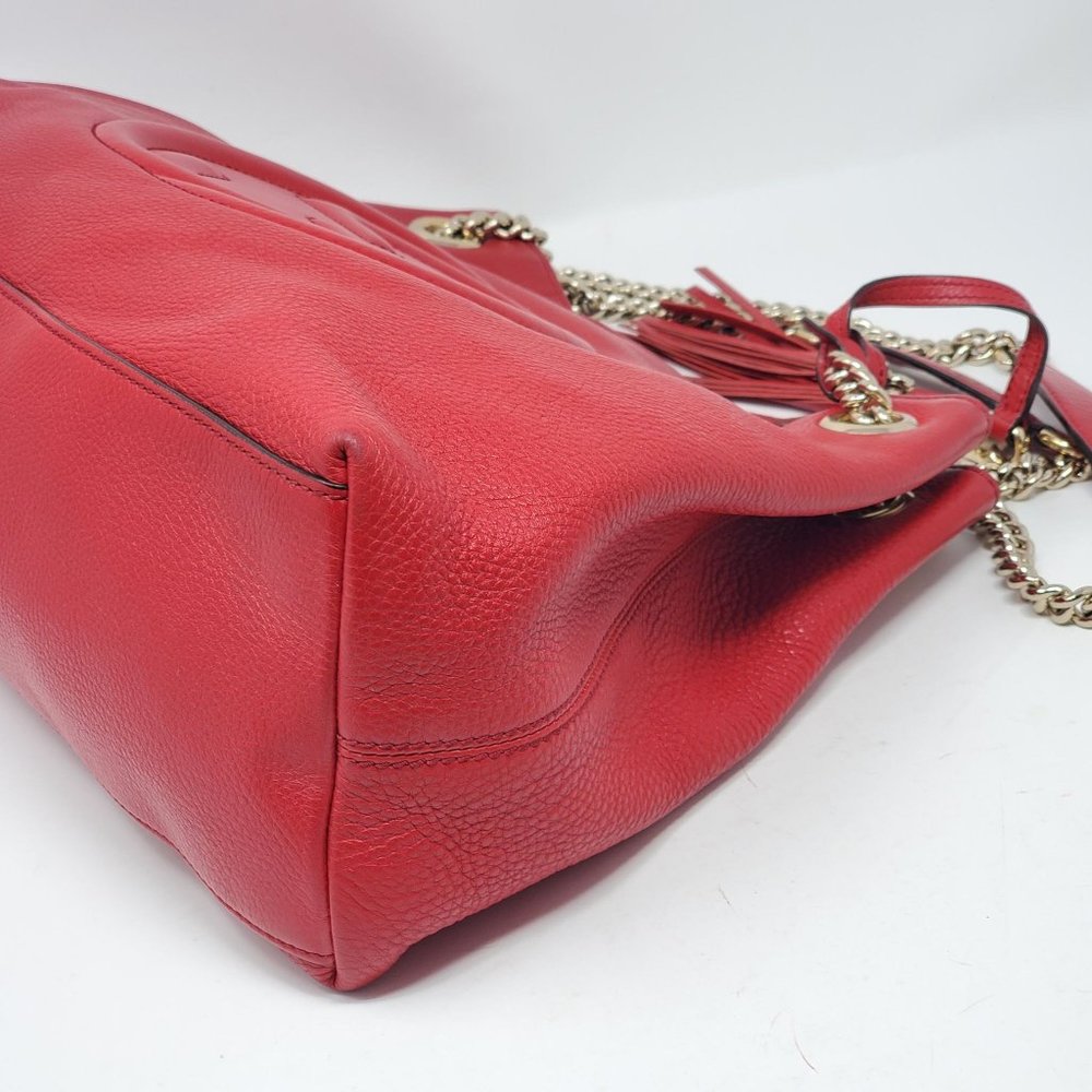 Gucci Soho Medium on Chain Leather Shoulder Bag - Picture 12 of 15